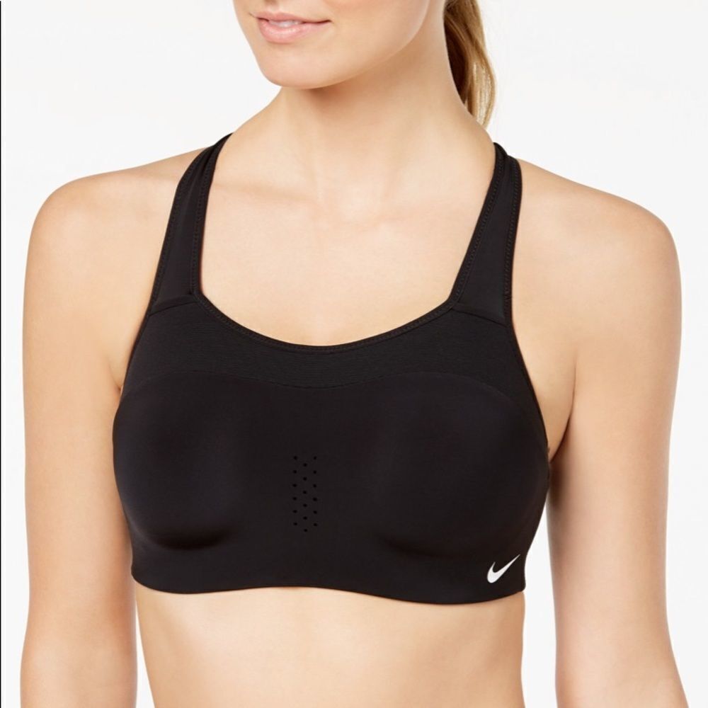 Nike Alpha Dri-FIT High Impact Sports Bra Black Size Small